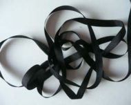 7mm SILK RIBBON - Shade: 4 Black