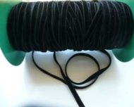 6mm BLACK DOUBLE-SIDED VELVET